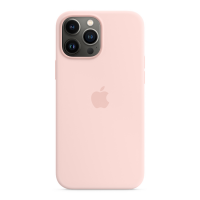 Apple Silikon Case für iPhone 13 Pro Max Kalkrosa