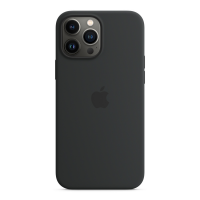 Apple Silikon Case für iPhone 13 Pro Max Mitternacht