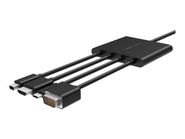 Belkin Digitaler Multiport/HDMI AV Adapter (5 in 1), 2,4m, Schwarz