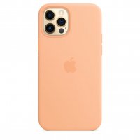 Apple Silikon Case für iPhone 12 / 12 Pro Cantaloupe