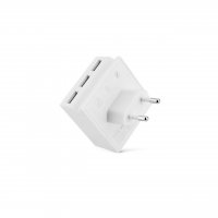 usbepower HIDE Mini 3-in-1 wall-charger, weiß