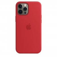 Apple Silikon Case für iPhone 12 Pro Max (Product) Red