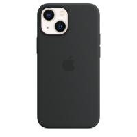 Apple Silikon Case für iPhone 13 mini Mitternacht