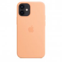 Apple Silikon Case für iPhone 12 mini Cantaloupe