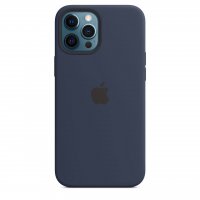 Apple Silikon Case für iPhone 12 Pro Max Dunkelmarine